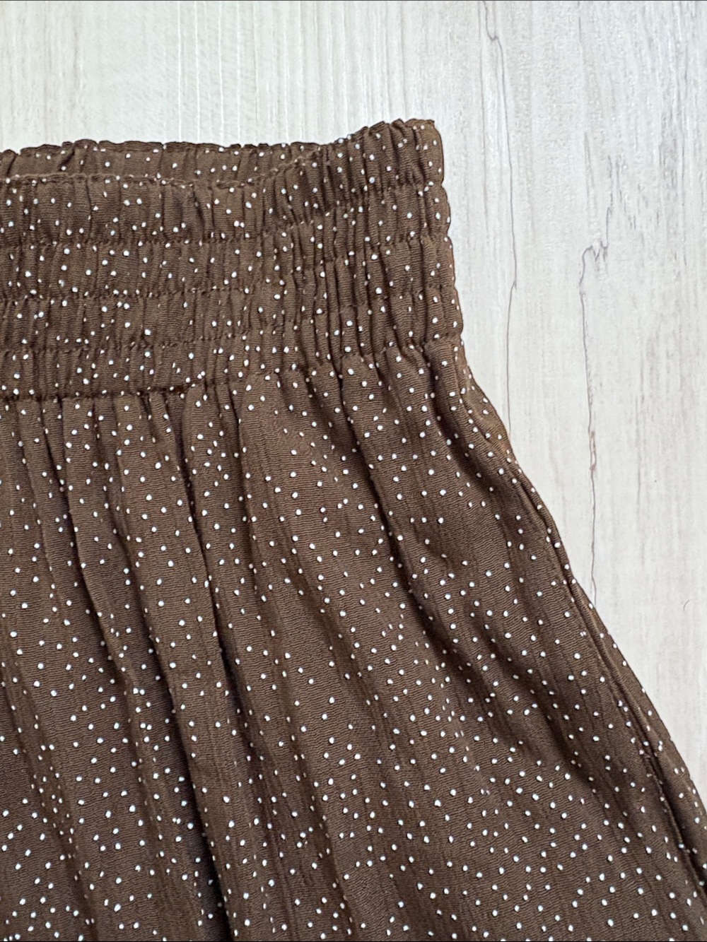 Carole Little Brown with Cream Dot Wide-Leg Pants - Picture 2 of 3